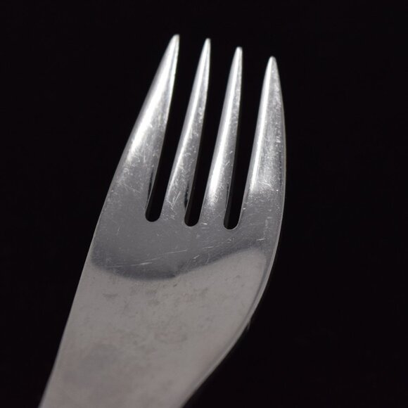 Mepra Katja Fork Stainless Italy Ergonomic Modernist European Asymmetrical 18/10 - Picture 9 of 10